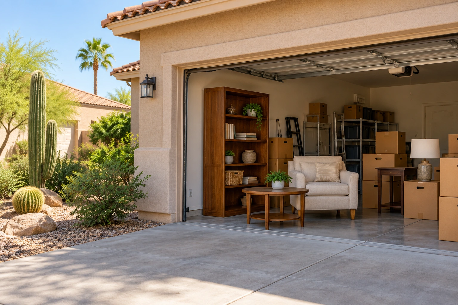 House Clean Out items and equipment in an Arizona residential setting